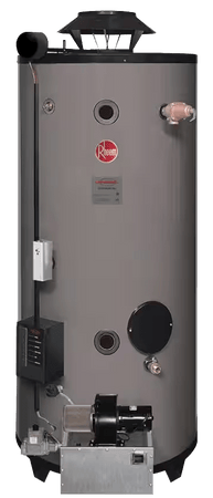 سخان مياه تجاري RHEEM GNU100-200 عالمي منخفض أكسيد النيتروجين 100 جالون 199,900 وحدة حرارية بريطانية غاز طبيعي - متوافق مع كاليفورنيا ويوتا