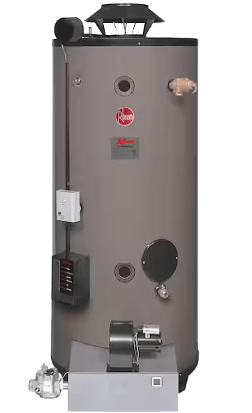 RHEEM GX90-550A Xtreme 90 Gallon Commercial 550,000 BTU Water Heater ASME Natural Gas Low NOx RHEEM GX90-550A Xtreme 90 Gallon Commercial 550,000 BTU Water Heater ASME Natural Gas Low NOx