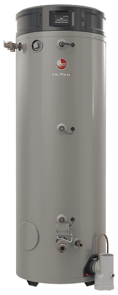 Rheem G100-200 Water Heater - 100 Gallon Commercial Gas 200,000 BTU