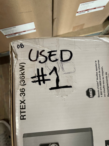 USADO - RHEEM RTEX-36 36kw 240v Calentador de Agua Eléctrico Instantáneo Sin Tanque SIN GARANTÍA #1