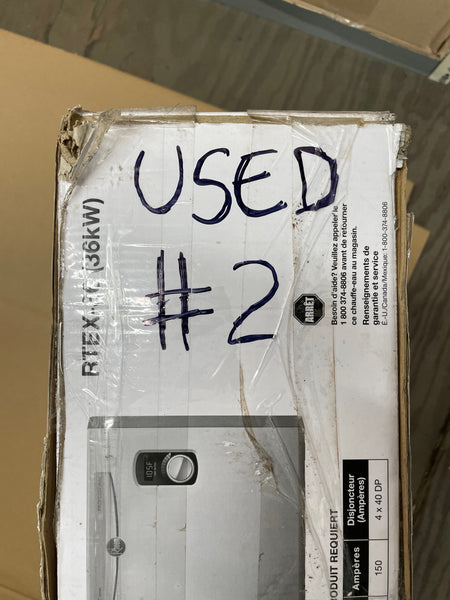 USADO - RHEEM RTEX-36 36kw 240v Calentador de Agua Eléctrico Instantáneo Sin Tanque SIN GARANTÍA #2