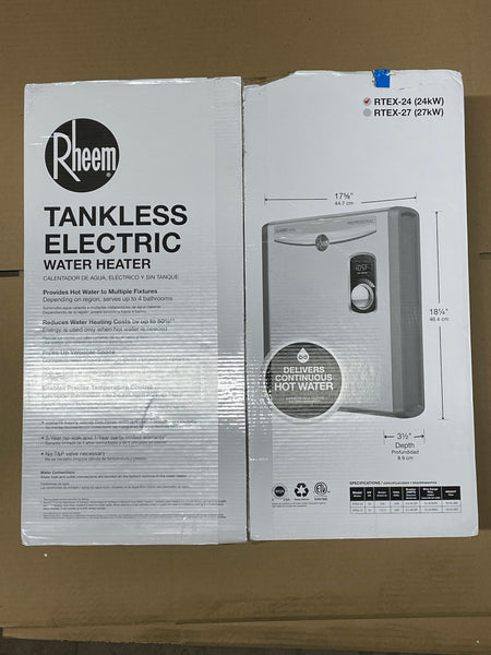 NUEVO CAJA ABIERTA - RHEEM RTEX-24 24kw 240v Calentador de Agua Eléctrico Instantáneo Sin Tanque #3