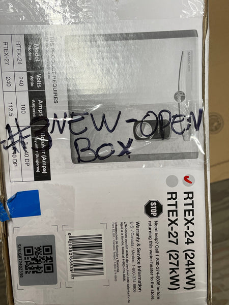 NUEVO CAJA ABIERTA - RHEEM RTEX-24 24kw 240v Calentador de Agua Eléctrico Instantáneo Sin Tanque #3