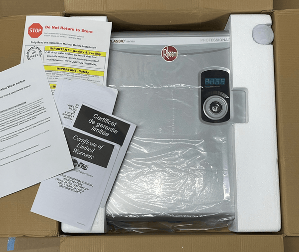 NUEVO CAJA ABIERTA - RHEEM RTEX-24 24kw 240v Calentador de Agua Eléctrico Instantáneo Sin Tanque #7