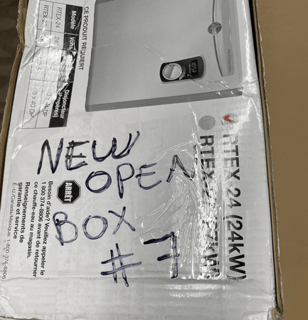 NUEVO CAJA ABIERTA - RHEEM RTEX-24 24kw 240v Calentador de Agua Eléctrico Instantáneo Sin Tanque #7