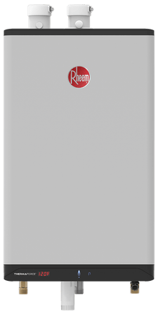 Rheem ThermaForce सुपर हाई एफिशिएंसी RCBH-L199i 199,000 BTU टैंकलेस कॉम्बिनेशन बॉयलर