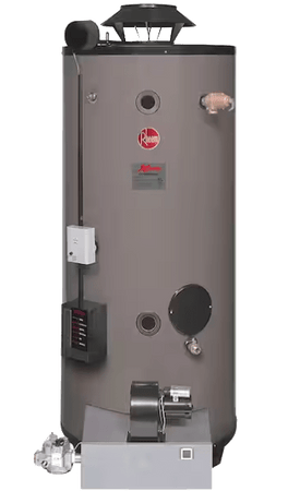 RHEEM GX90-550A Xtreme 90 Gallon Commercial 550,000 BTU Water Heater ASME Natural Gas Low NOx