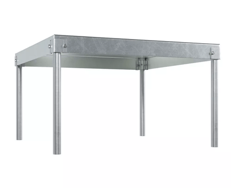 36" بان مياه تجارية من الألمنيوم مستدير مع تصريف جانبي