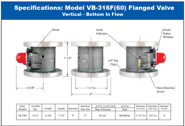 Pacific Seismic Products VB-316F Series 4