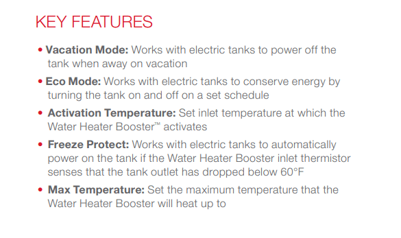 Rheem RTEX-AB7 7.2 kW Electric Water Heater Tank Booster - wholesalewaterheater