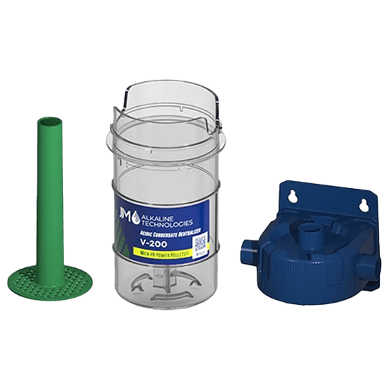 JJM V-200 Condensate Neutralizer Kit Inline Acid Neutralizer for Tankl ...