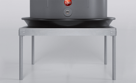 36" بان مياه تجارية من الألمنيوم مستدير مع تصريف جانبي