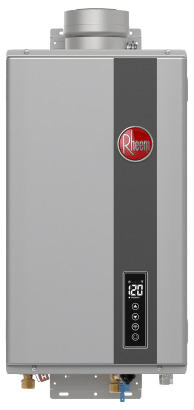 Rheem Mid Efficiency RTG-70DVLP-3 160.000 BTU Mid Efficiency Non-Condensing Tankless Liquid Propane Water Heater 160.000 BTU