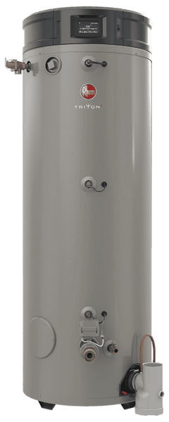 RHEEM GHE100SU-160A Natural Gas Triton 100 Gallon Smart Universal Commercial Gas Water Heater