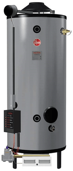 RHEEM G100-200LP Universal 100 Gallon Commercial 199,900 BTU Water Heater Propane Gas LP
