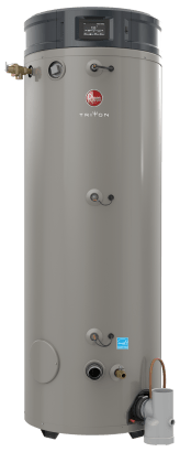 RHEEM GHE100SS-400A Triton SS Premium 100 Gallon Intelligent High Efficiency Commercial Gas Water Heater - wholesalewaterheater